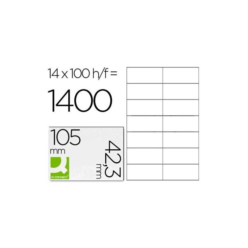 Etiquetas adesivas 105x42,3mm