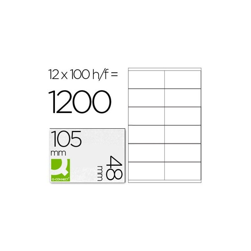 Etiquetas adesivas 105x48mm