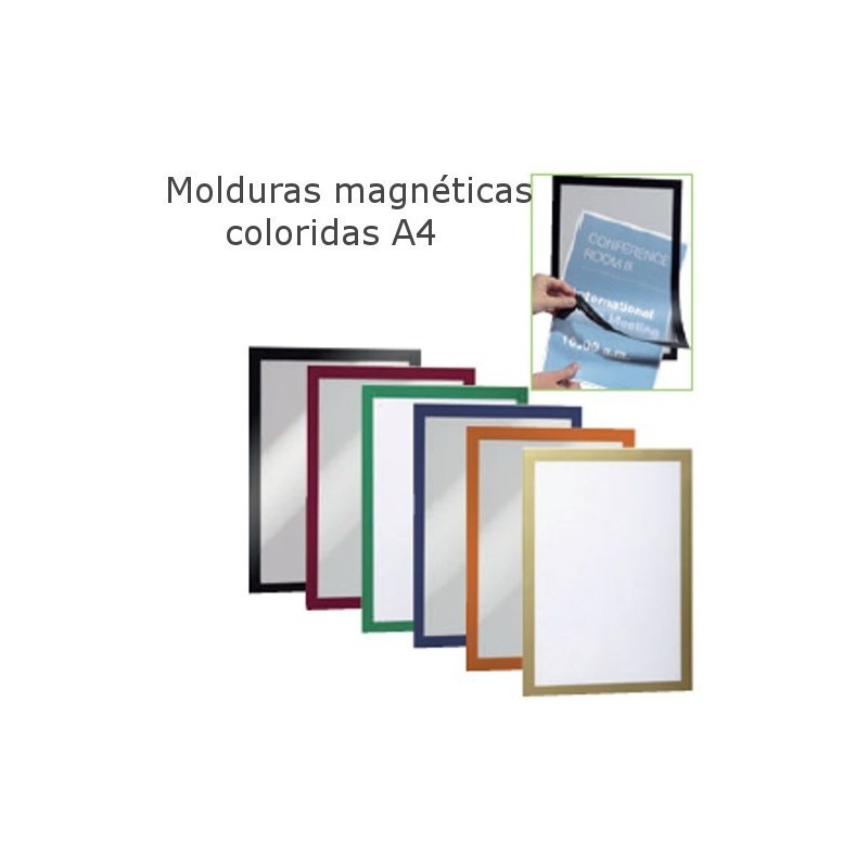 Molduras magnéticas porta anuncios A4 Q-connect