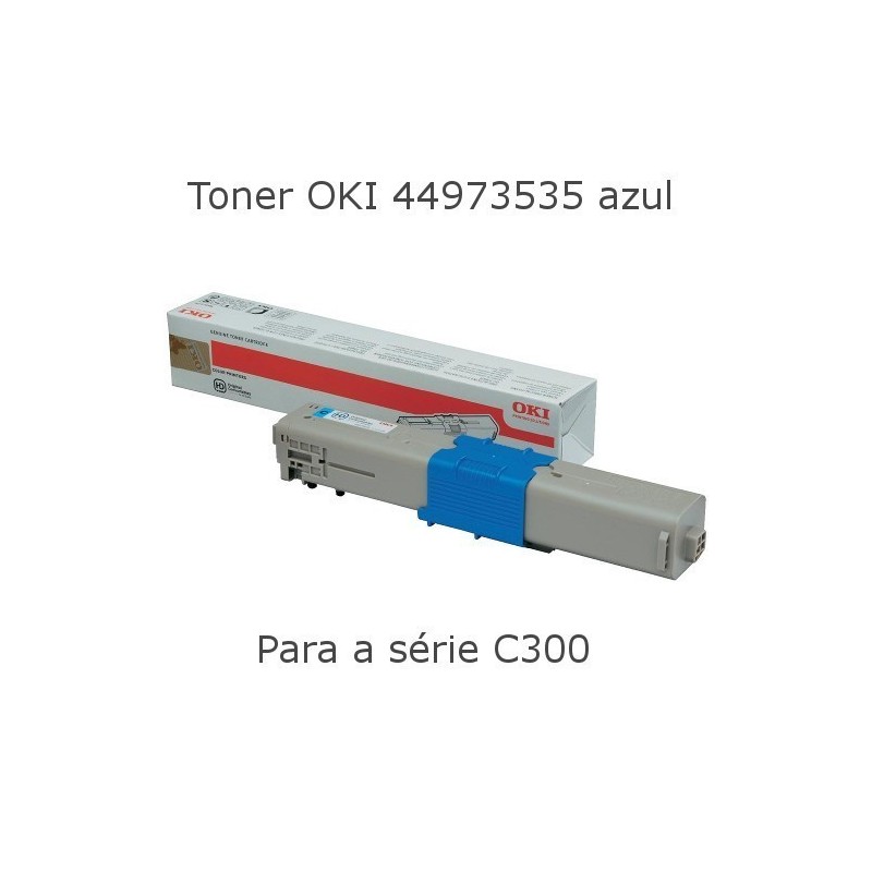 Toner OKI 44973535 azul para  C301 e C321