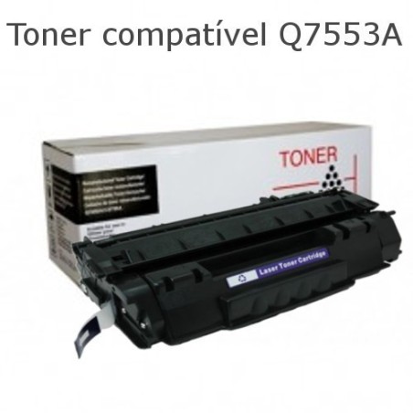 Toner compativel com HP Q7553A preto
