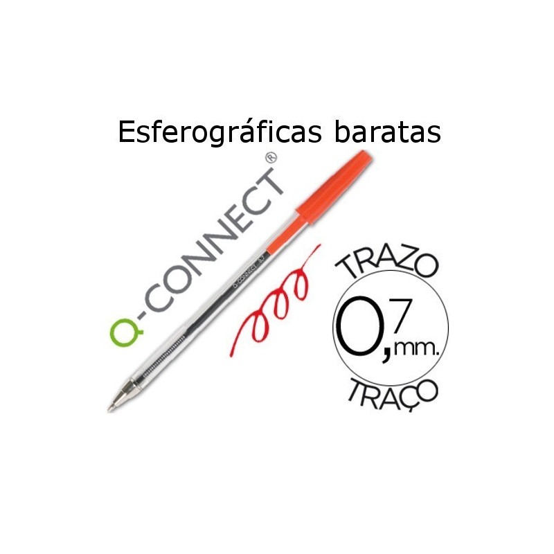Esferográficas vermelhas baratas
