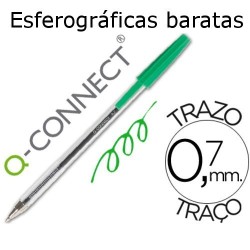 Esferográficas verdes baratas