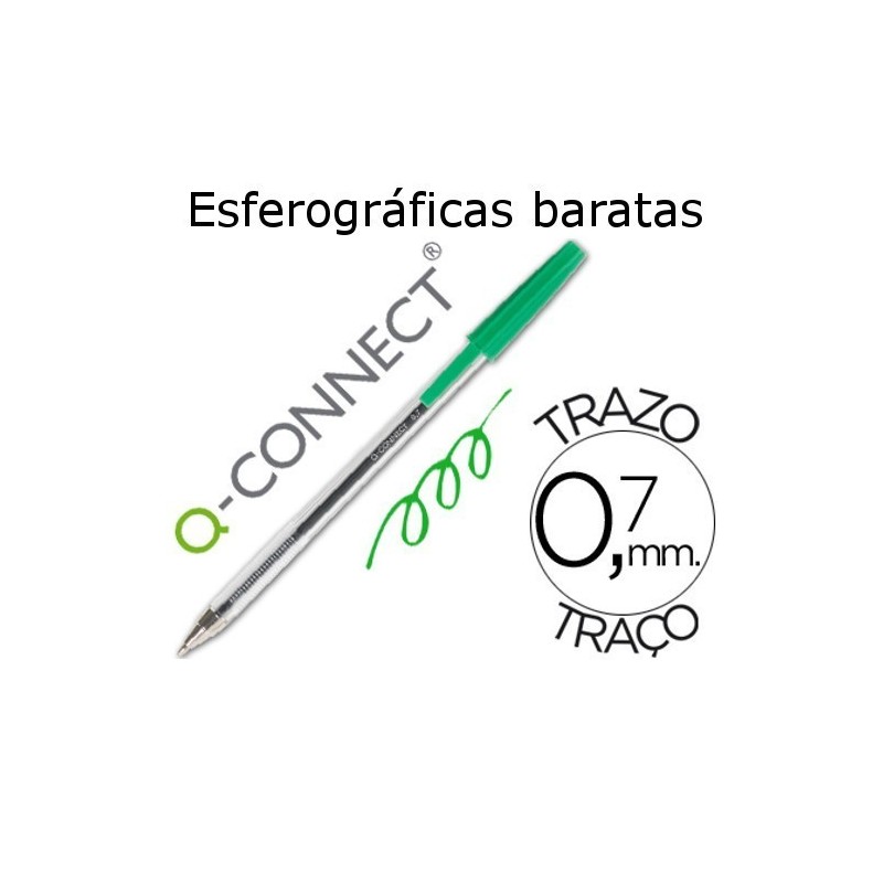Esferográficas verdes baratas