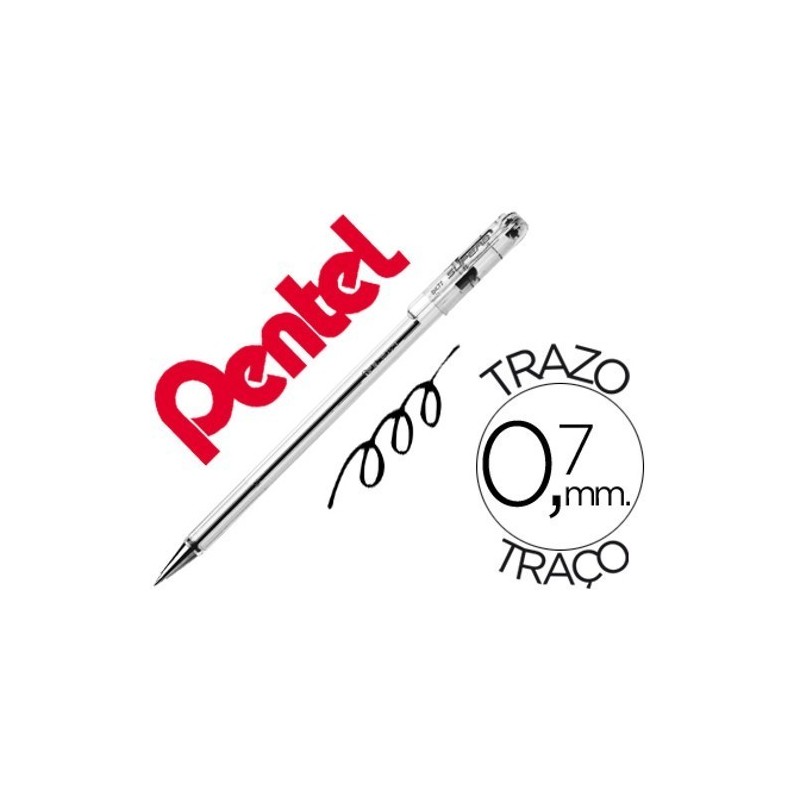 Esferográficas Pentel BK77 pretas