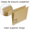 Capas de arquivo suspenso com visor longo