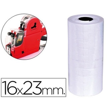Etiquetas 23x16mm brancas em rolo