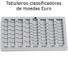 Tabuleiros classificadores de moedas euro