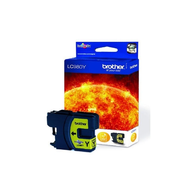 Tinteiro Brother LC980Y Amarelo