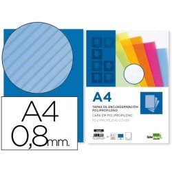 Capas de encadernação em Polipropileno ondulado azul