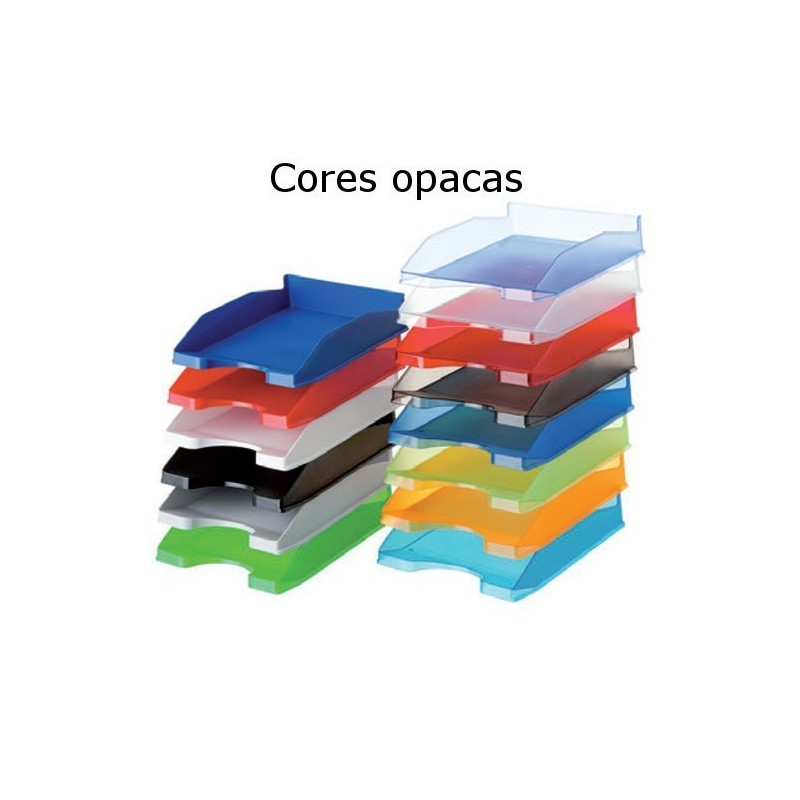 Tabuleiros  secretária plásticos opacos coloridos