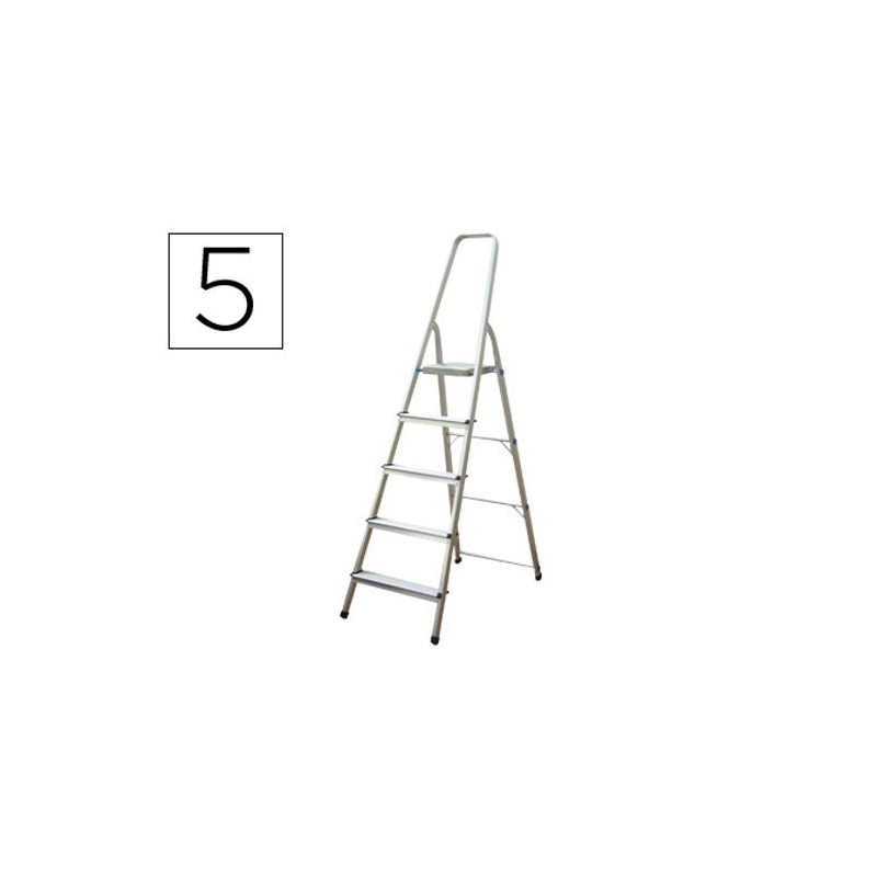 Escadotes com 5 degraus em alumínio