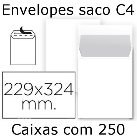Envelopes Brancos C4 (229X324mm) autodesk
