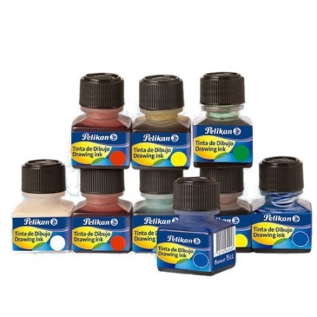 Tinta da china colorida