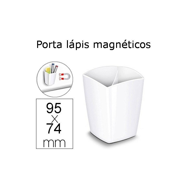 Porta Lápis magnéticos brancos