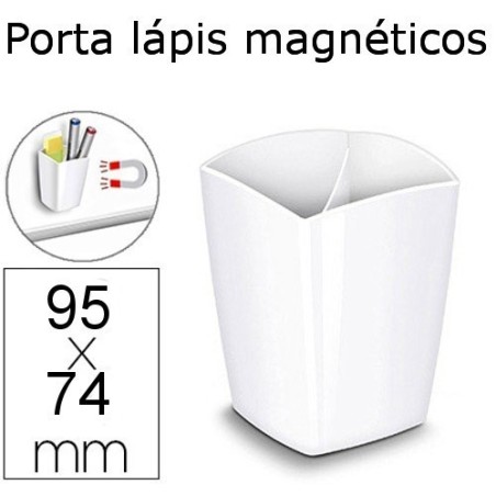 Porta Lápis magnéticos brancos