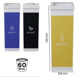 Contentores para separação de resíduos