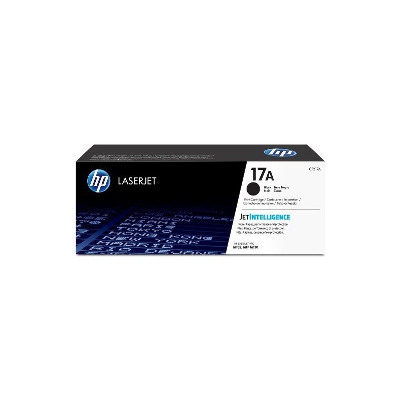 Toner HP 17A preto para Laserjet Pro M102, M130