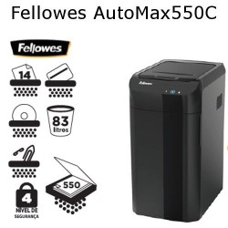 Destruidoras de papel Fellowes AutoMax 550C