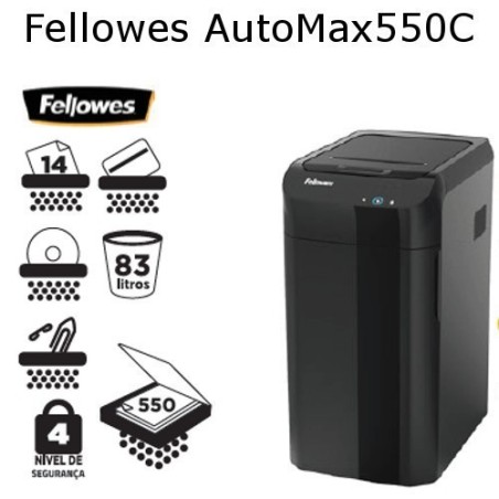 Destruidoras de papel Fellowes AutoMax 550C