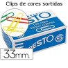 Clips coloridos 33mm