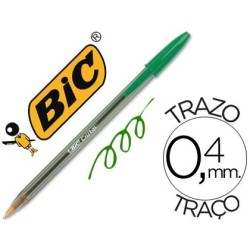 Esferográficas Bic cristal verdes