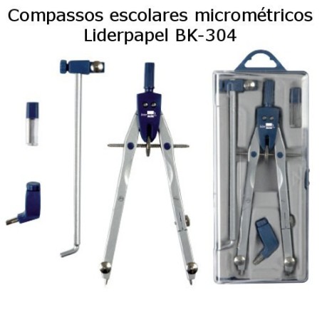 Compassos micrométricos Liderpapel BK-304