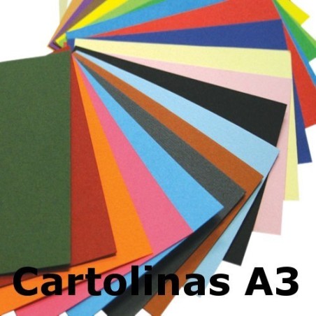 Cartolinas A3 coloridas Guarro