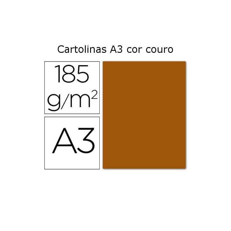 Cartolinas A3 couro Guarro