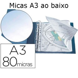 Micas A3 cristal ao baixo