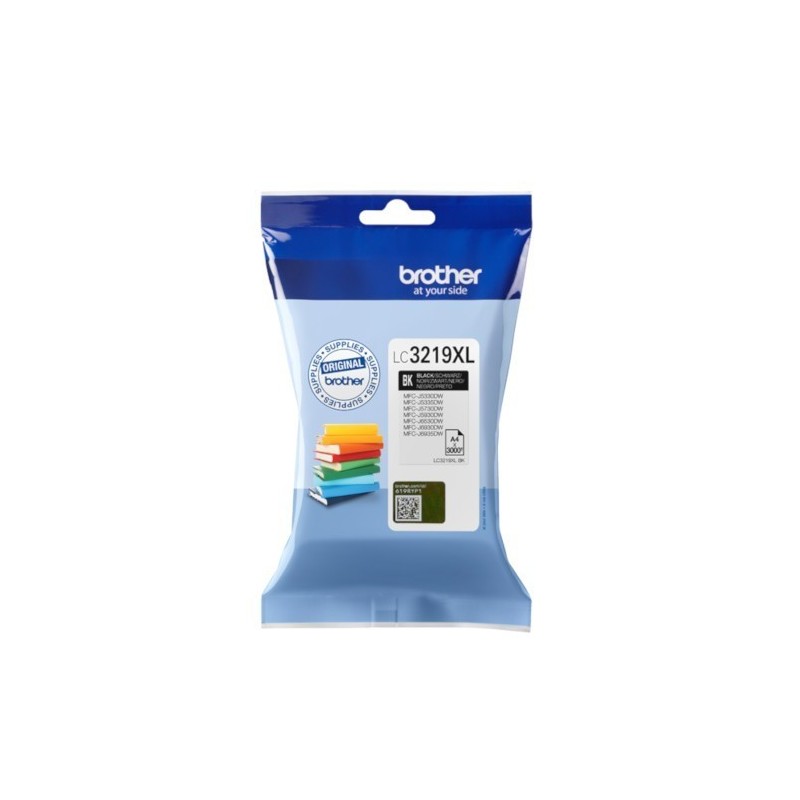 Tinteiros Brother LC3219XLBK pretos de alta capacidade