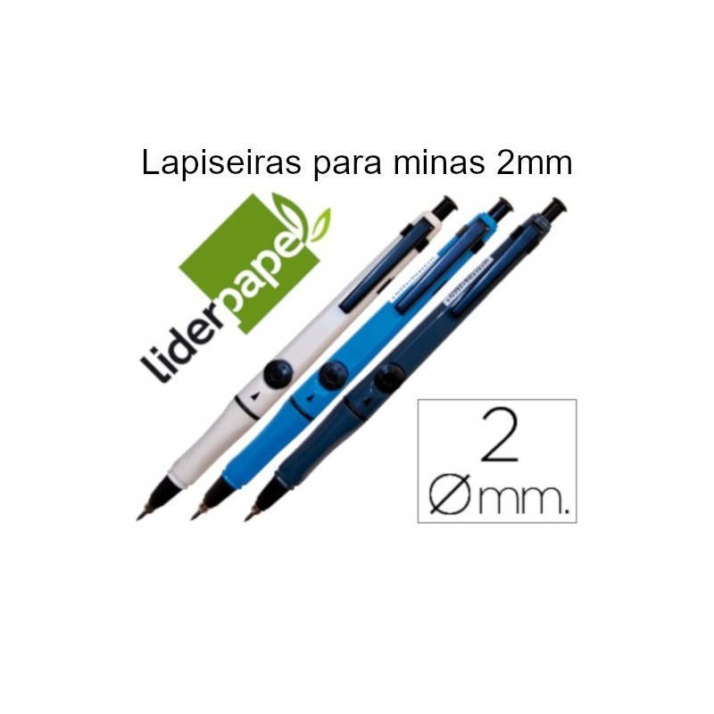 Lapiseiras de cores sortidas para minas de 2mm