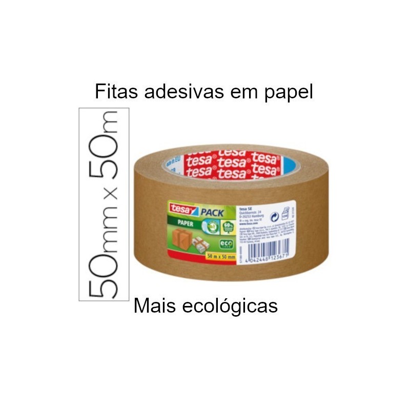 Fitas Tesa para embalagem em papel kraft