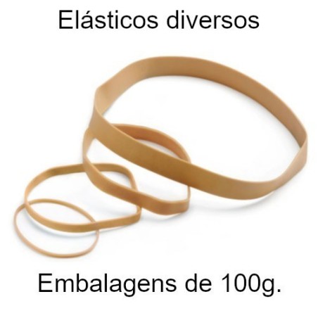 Elásticos em caixas de 100 gr.