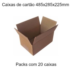 Caixas de cartão 485x285x225mm