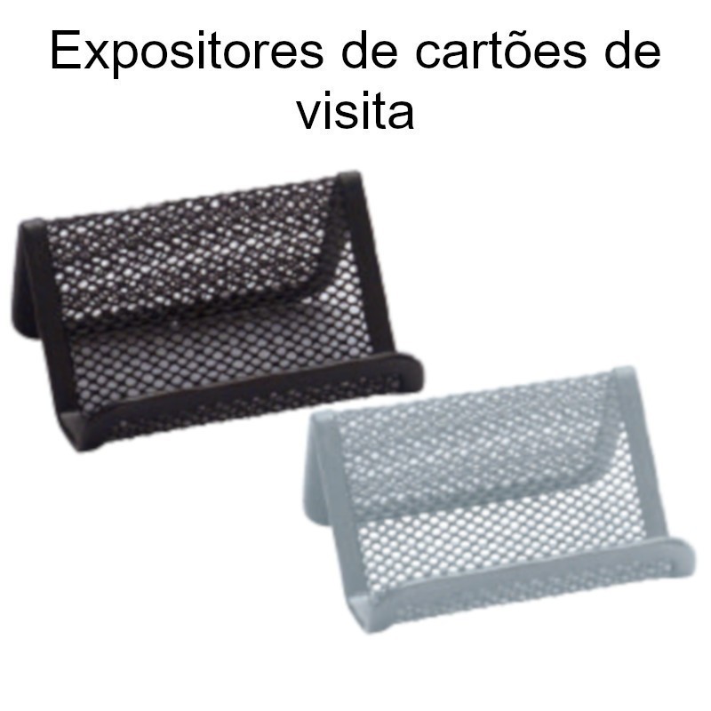 Expositores para cartões de visita