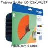 Pack 4 tinteiros Brother LC-129XLVALBP