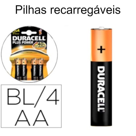 Pilhas recarregáveis AA
