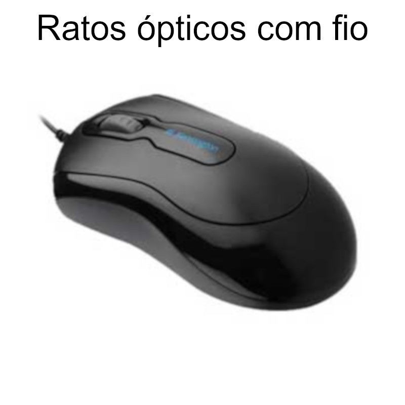 ratos ópticos com fio USB