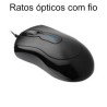 ratos ópticos com fio USB