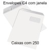 Envelopes C4 com janela