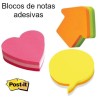 Blocos post it com formas