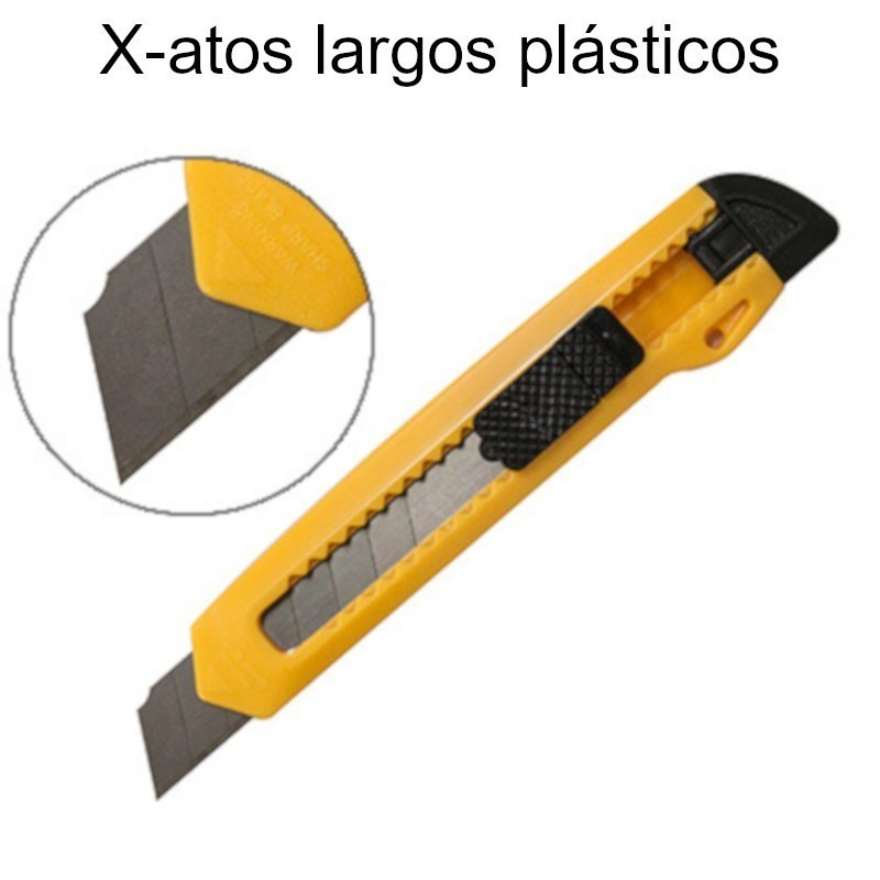 X-atos largos em plástico