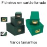 Ficheiros em cartão forrado