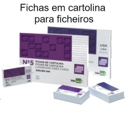 Fichas em cartolina