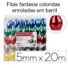 fitas fantasia coloridas para embrulhos