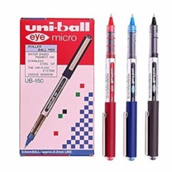 Caneta Uni-Ball Eye Micro UB-150 0.5mm – Escrita Fluida e Anti-Fraude