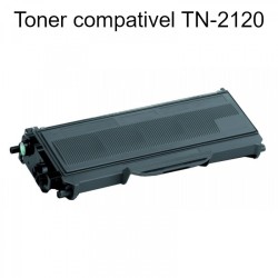 Toner Compatível Brother TN2120 Preto Alta Capacidade – Rendimento 2.600 Páginas