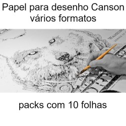 Papel de desenho sem esquadria Canson