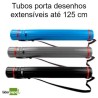 Tubos porta desenhos extensíveis até 125 cm